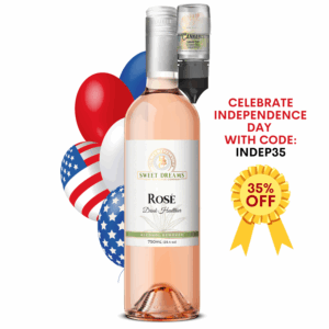 Rose’ Non-Alcoholic Wine W/ 50MG Liquid THC (CASE OF 6)