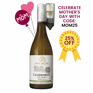 Chardonnay Non-Alcoholic Wine W/ 50MG liquid THC (CASE OF 6)