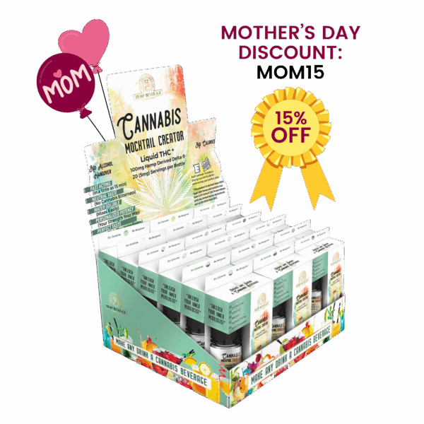 Cannabis Mocktail Creator Liquid THC 50 MG (CASE OF 18)